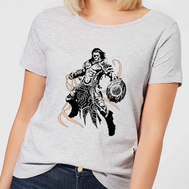 Magic The Gathering Gideon Character Art Damen T-Shirt - Grau