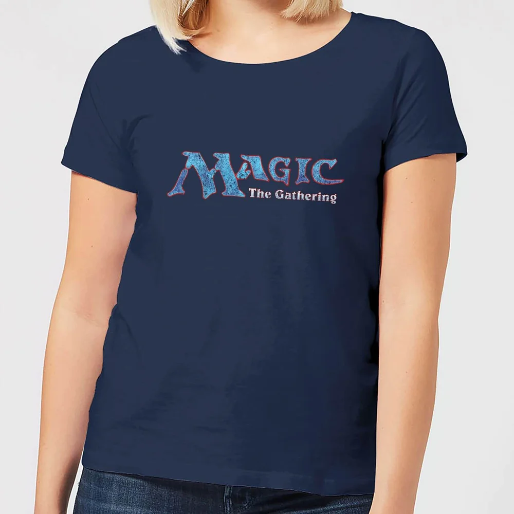 Magic The Gathering 93 Vintage Logo Damen T-Shirt - Blau - S Bild 1