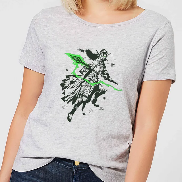 Magic The Gathering Nissa Character Art Damen T-Shirt - Grau