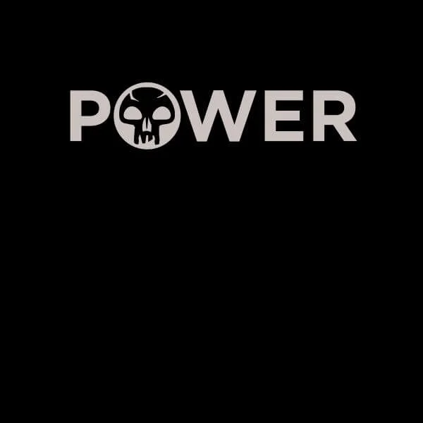 Magic The Gathering Power Damen T-Shirt - Schwarz