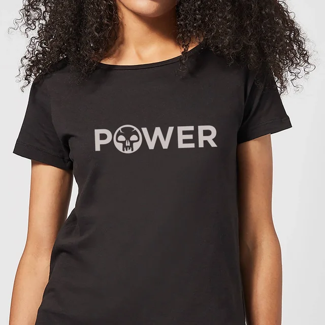 Magic The Gathering Power Damen T-Shirt - Schwarz