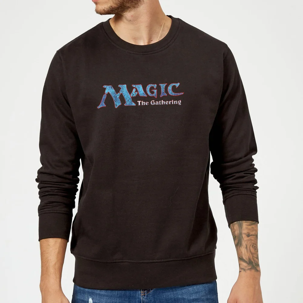 Magic The Gathering 93 Vintage Logo Pullover - Schwarz - S Bild 1