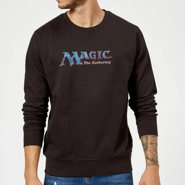 Magic The Gathering 93 Vintage Logo Pullover - Schwarz