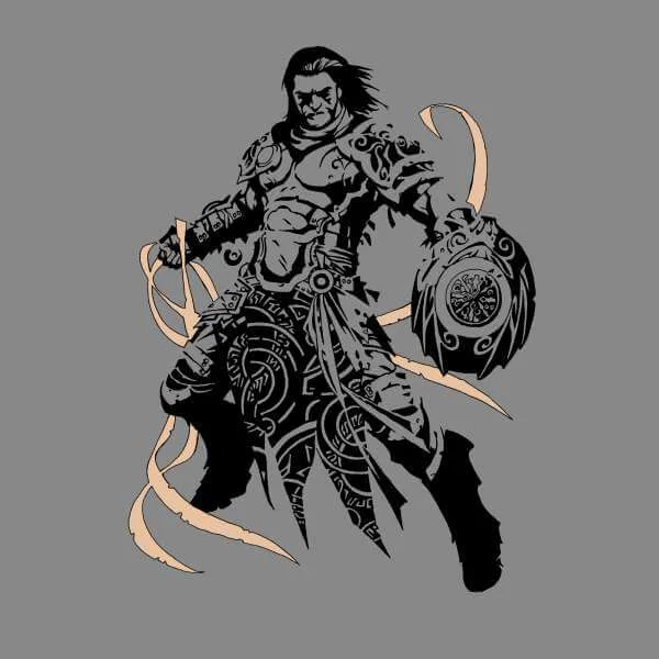 Magic The Gathering Gideon Character Art Pullover - Grau