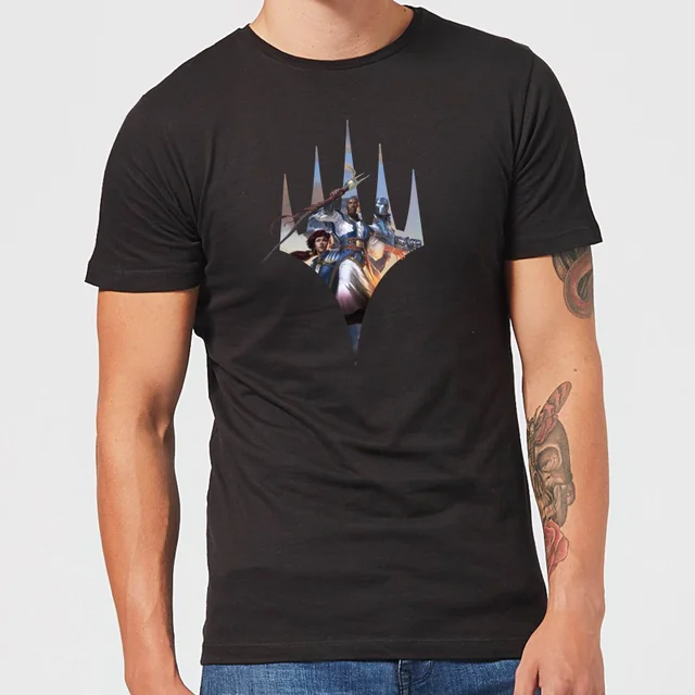 Magic The Gathering Key Art Mit Logo T-Shirt - Schwarz