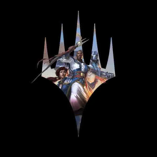 Magic The Gathering Key Art Mit Logo T-Shirt - Schwarz