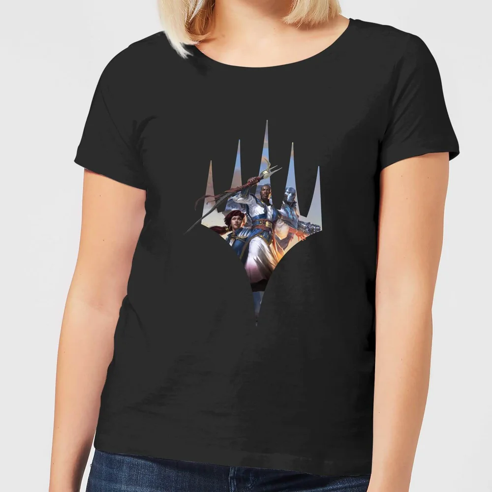 Magic The Gathering Key Art Mit Logo Damen T-Shirt - Schwarz - S Bild 1