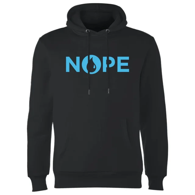 Nope Kapuzenpullover - Schwarz