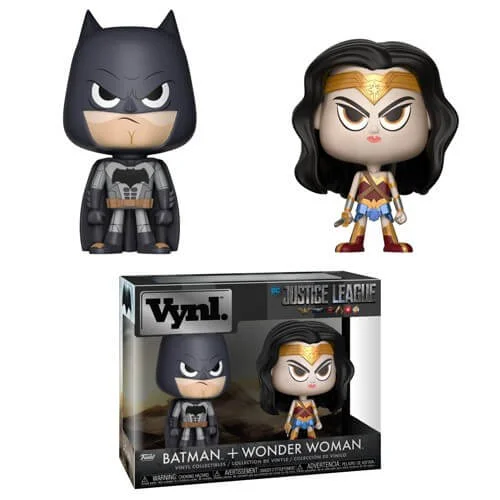Wonder Woman- und Batman-Vynl.-Figuren Bild 1