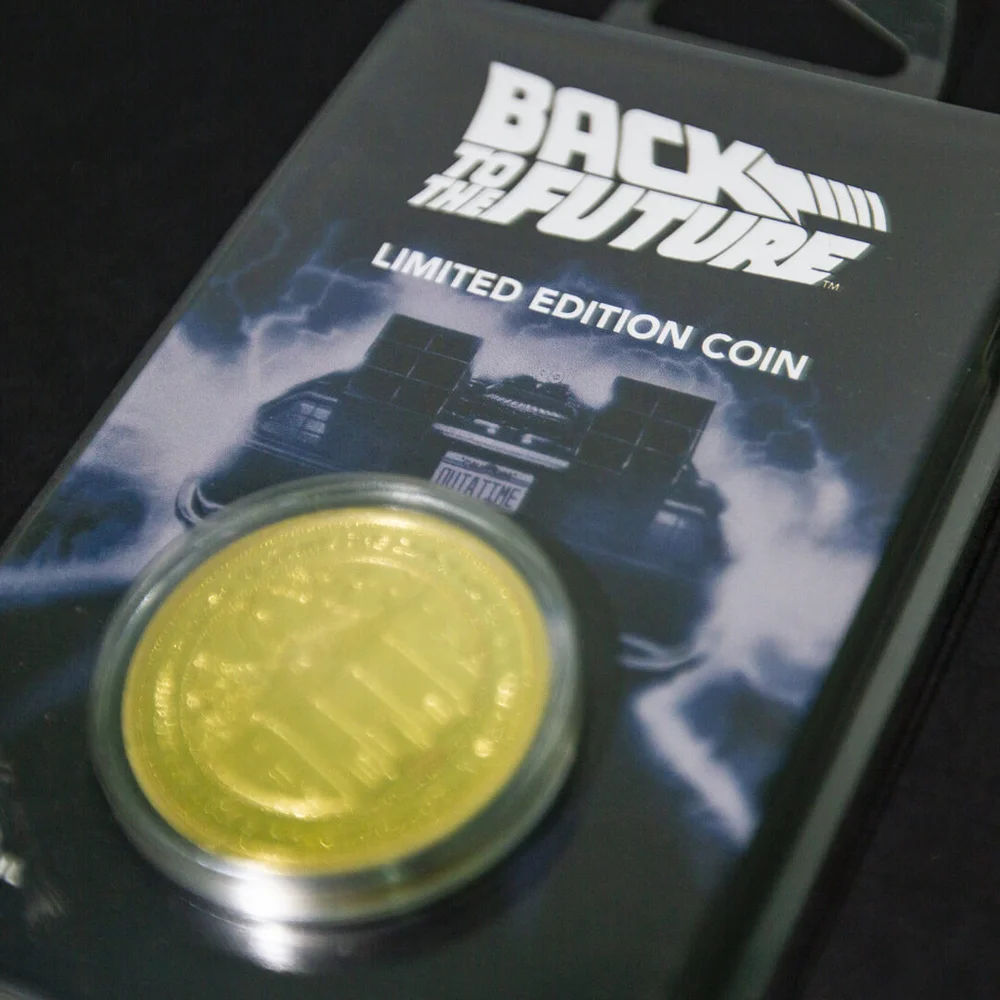 Zurück In Die Zukunft Sammelmünze: Gold Edition - Zavvi Exklusiv (Auf 1000 Exemplare Limitiert) Bild 1