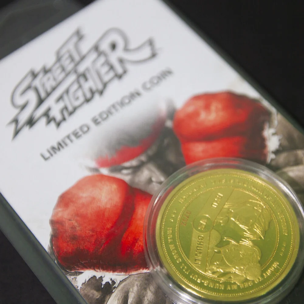 Street Fighter 30th Anniversary Sammlermünze: Gold-Variante - Zavvi-Exklusiv (limitiert auf 1000) Bild 1