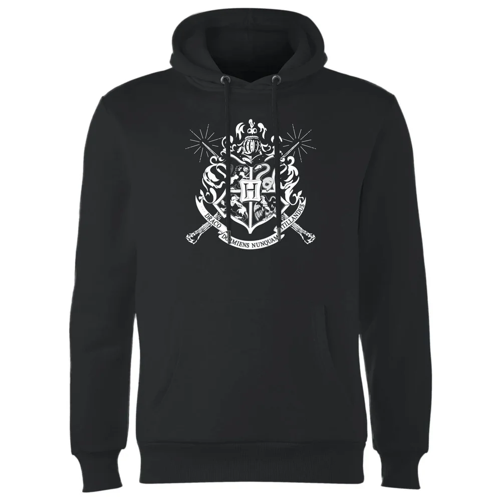 Harry Potter Hogwarts House Crest Hoodie - Black - S Bild 1