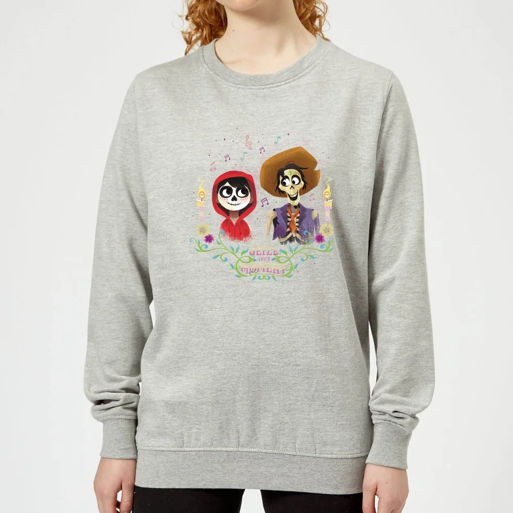 Coco Miguel Und Hector Damen Pullover - Grau - 3XL - Grau Bild 1