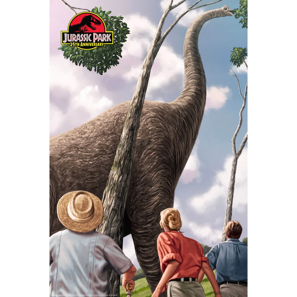 Jurassic Park 25. Jubiläum Fine Art Giclee von Sam Gilbey - Zavvi Exklusive Limited Edition Bild 1