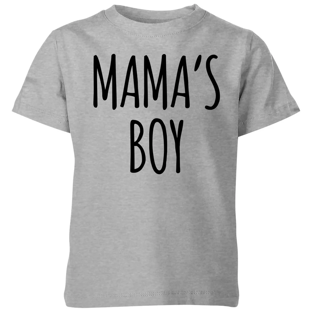 My Little Rascal Mama's Boy Kids' T-Shirt - Grey - 3-4 Jahre - Grau Bild 1