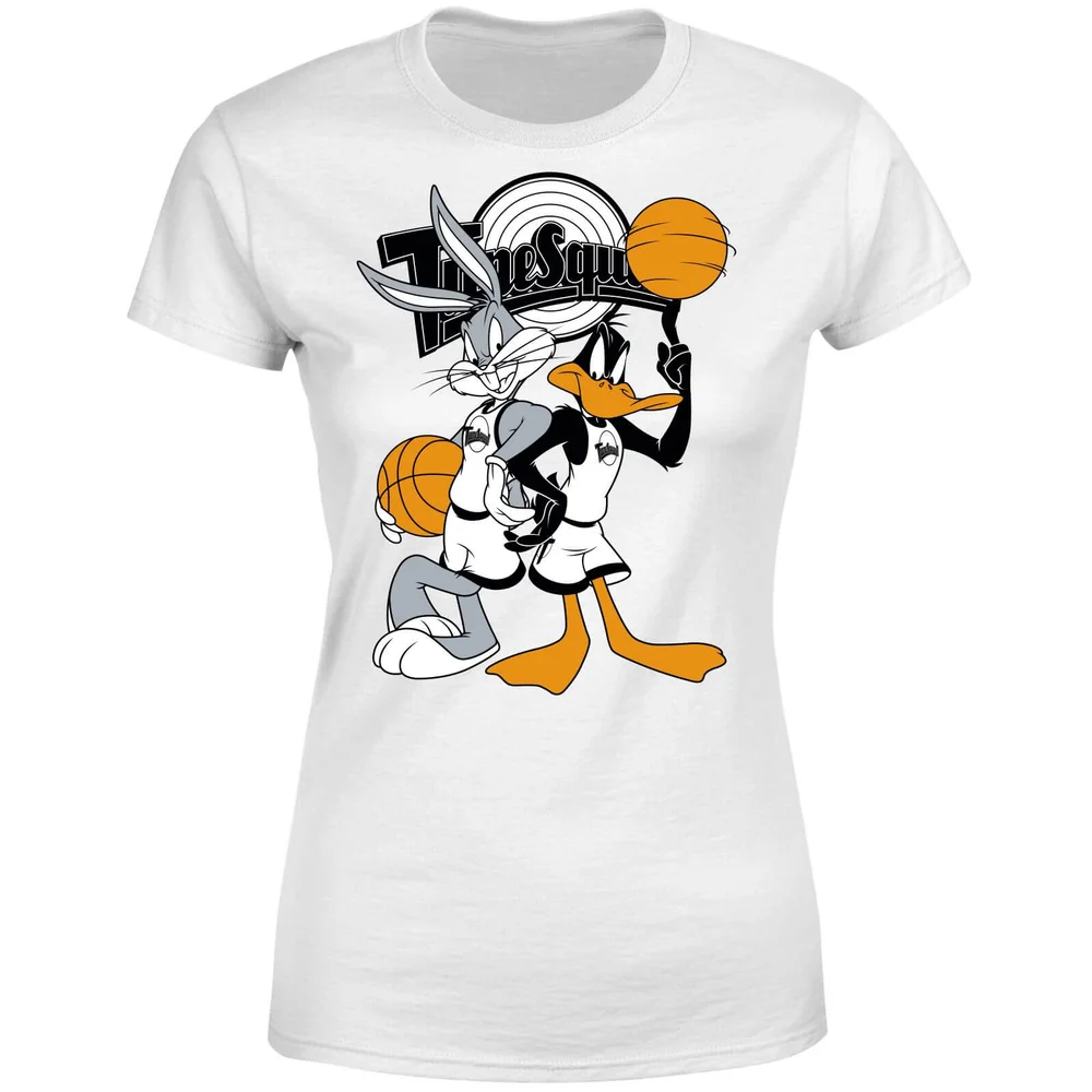 Space Jam Bugs Und Daffy Time Squad Damen T-Shirt - Weiß - S Bild 1