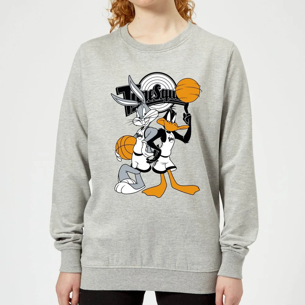 Space Jam Bugs Und Daffy Time Squad Damen Pullover - Grau - 3XL Bild 1