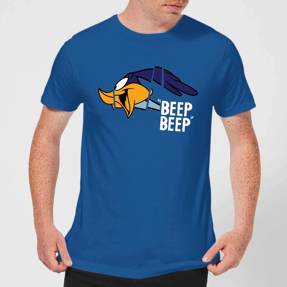 Looney Tunes Road Runner Beep Beep Herren T-Shirt - Blau Royal - S Bild 1