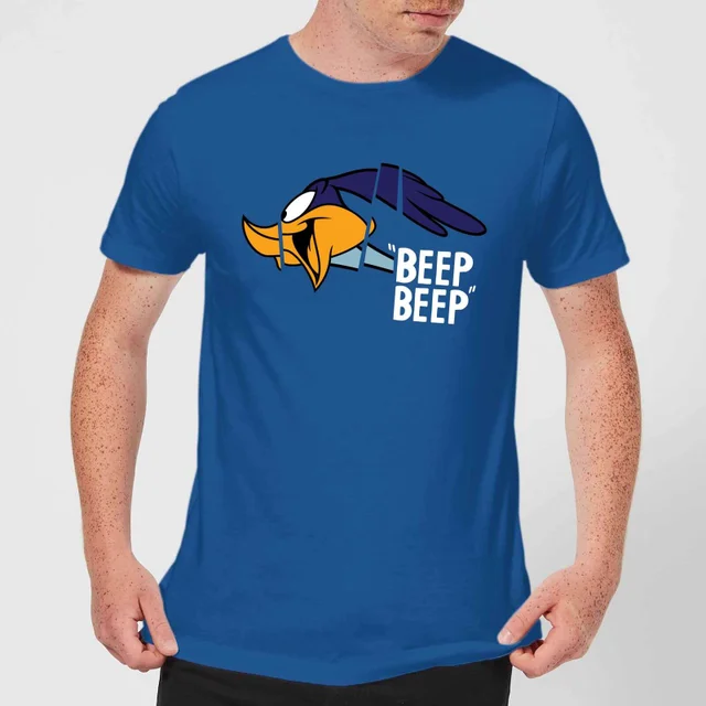Looney Tunes Road Runner Beep Beep Herren T-Shirt - Blau Royal
