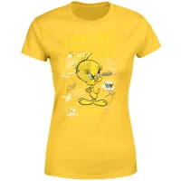 Looney Tunes Tweety Pie More Puddy Tats Damen T-Shirt - Gelb
