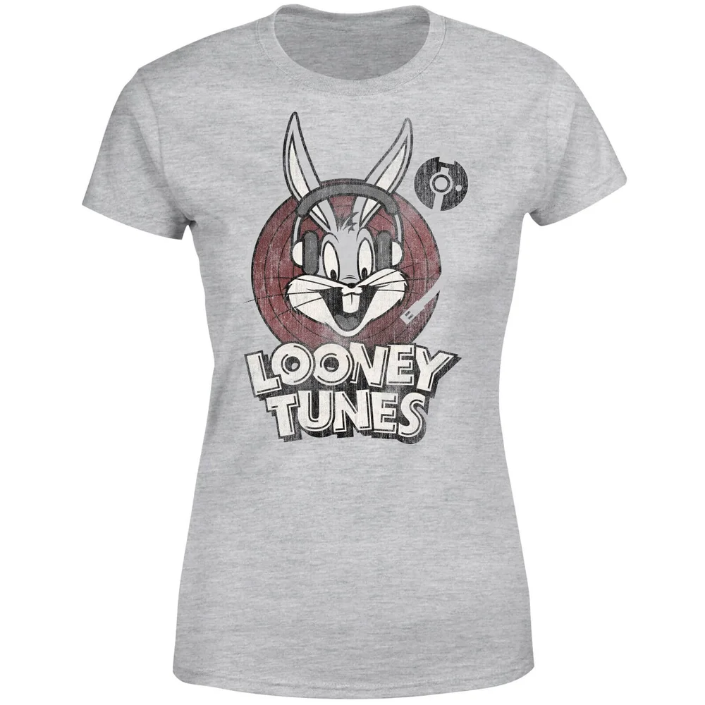 Looney Tunes Bugs Bunny Circle Logo Damen T-Shirt - Grau - S Bild 1