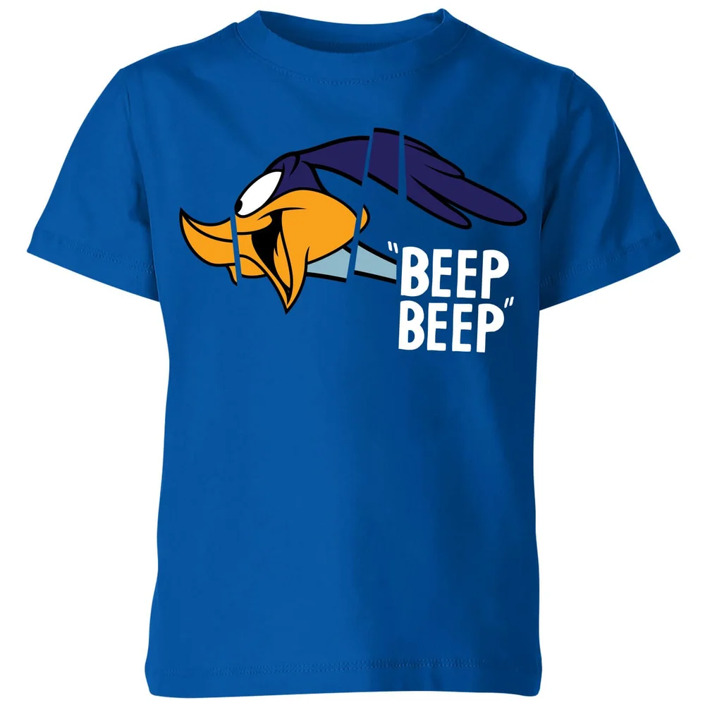 Looney Tunes Road Runner Beep Beep Kinder T-Shirt - Blau Royal - 3-4 Jahre Bild 1