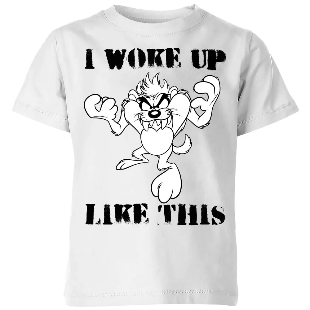 Looney Tunes I Woke Up Like This Kinder T-Shirt - Weiß - 3-4 Jahre Bild 1