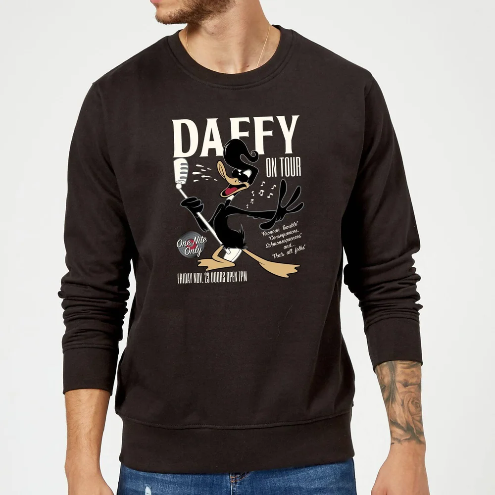 Looney Tunes Daffy Concert Pullover - Schwarz - S Bild 1