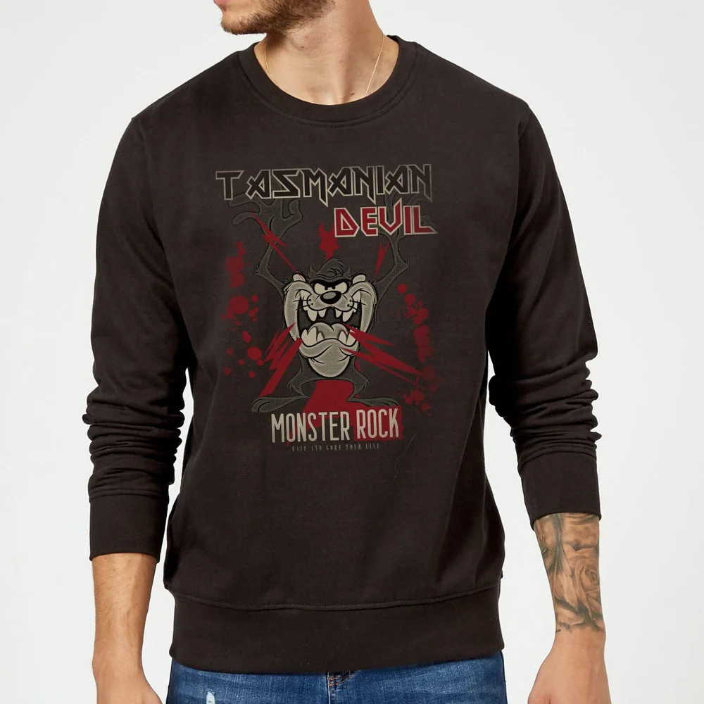 Looney Tunes Taz Monster Rock Pullover - Schwarz - S Bild 1