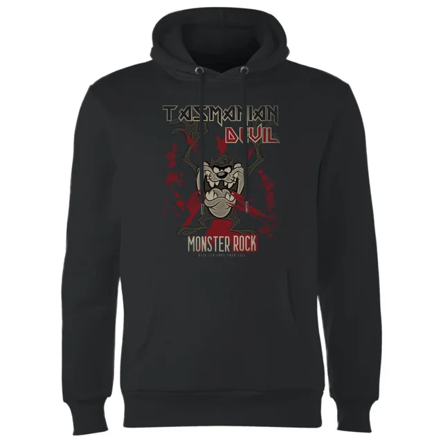 Looney Tunes Taz Monster Rock Hoodie - Schwarz