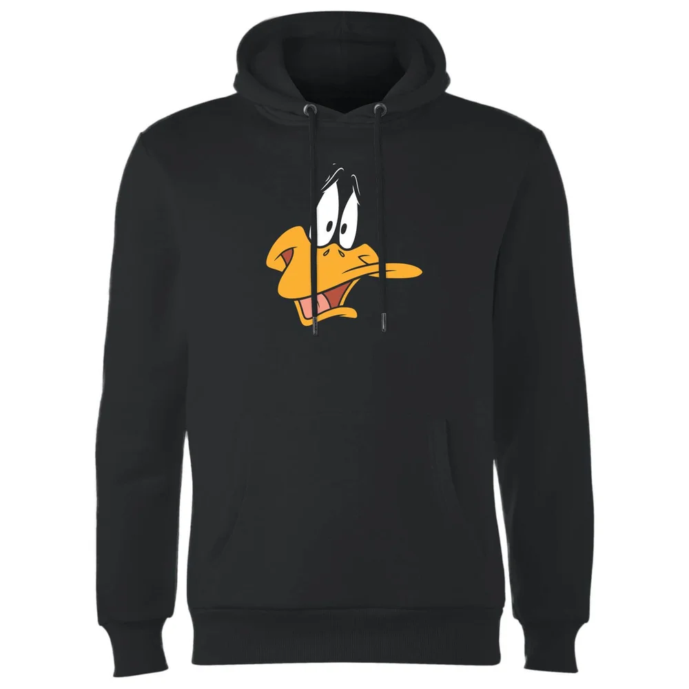 Looney Tunes Daffy Duck Gesicht Hoodie - Schwarz - S Bild 1
