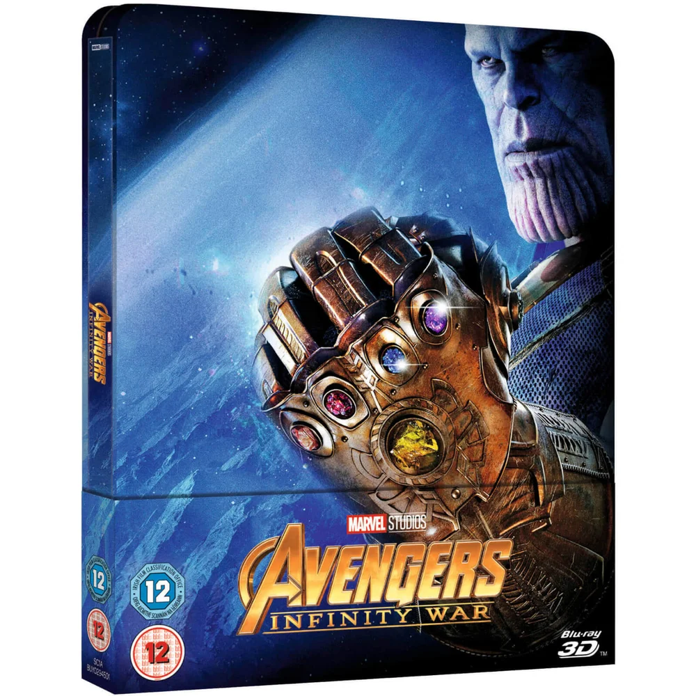 Avengers: Infinity War 3D (Inkl. 2D Version) - Zavvi UK Exklusives Limited Edition Steelbook Bild 1