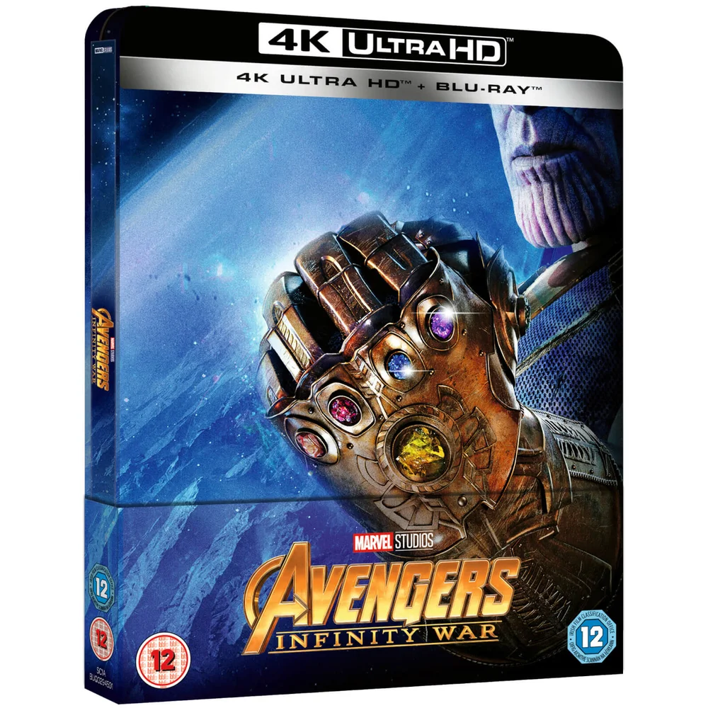 Avengers: Infinity War 4K Ultra HD (Inkl. 2D Version) - Zavvi UK Exklusives Limited Edition Steelbook Bild 1