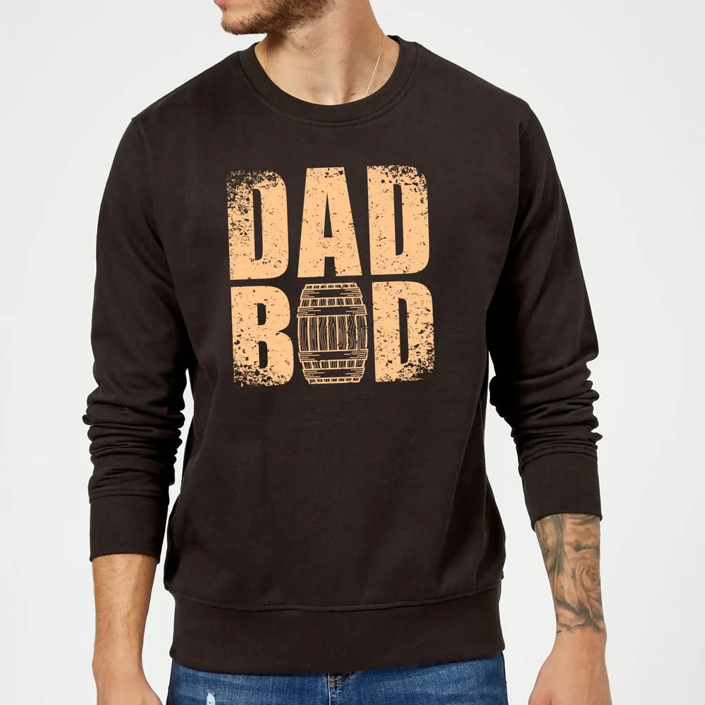 Dad Bod Sweatshirt - Black - S - Schwarz Bild 1
