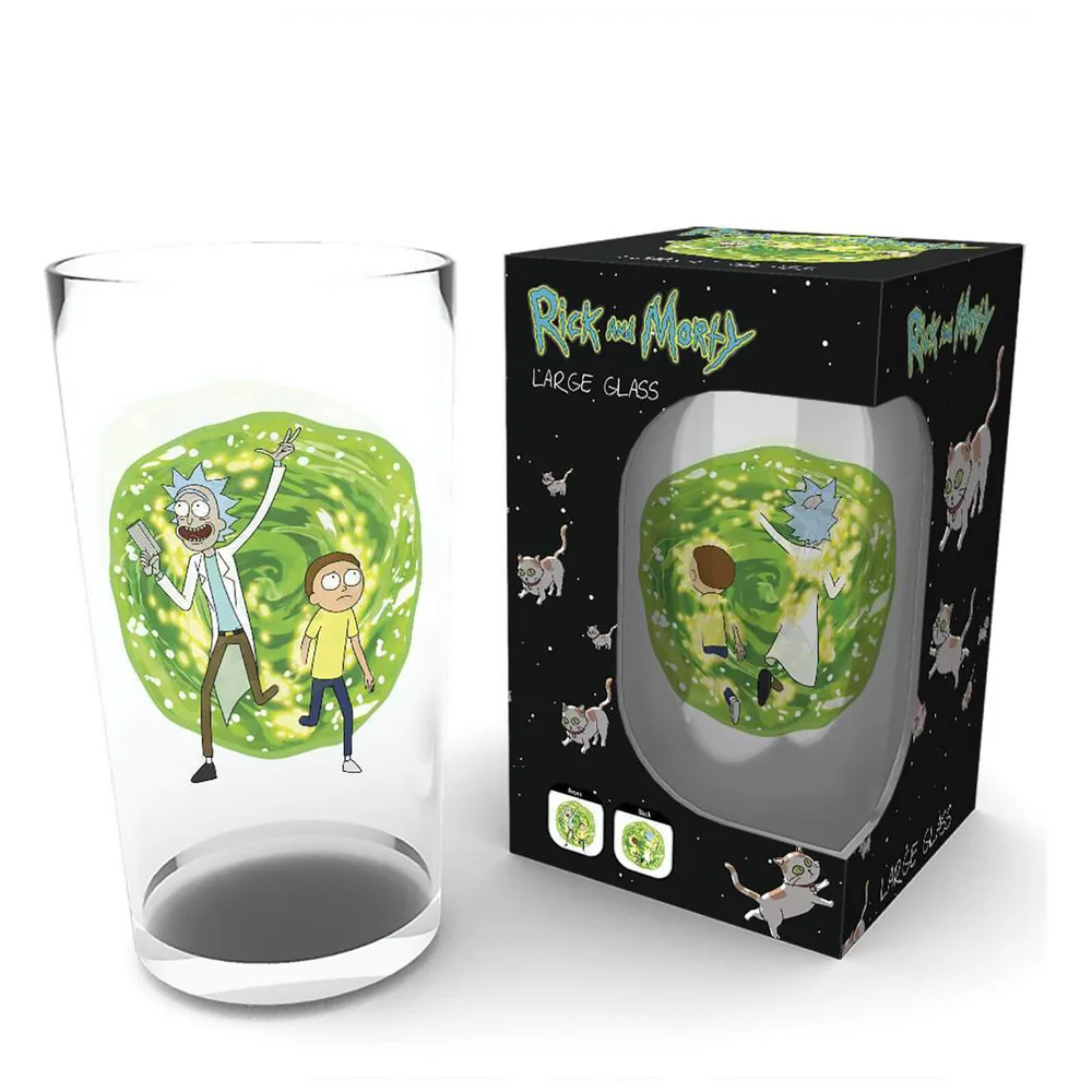 Rick and Morty Portal Large Glasses Bild 1