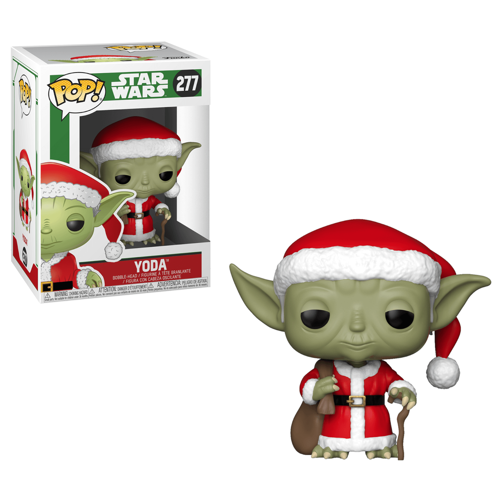 Star Wars Holiday - Weihnachtsmann Yoda Pop! Vinylfigur Bild 1