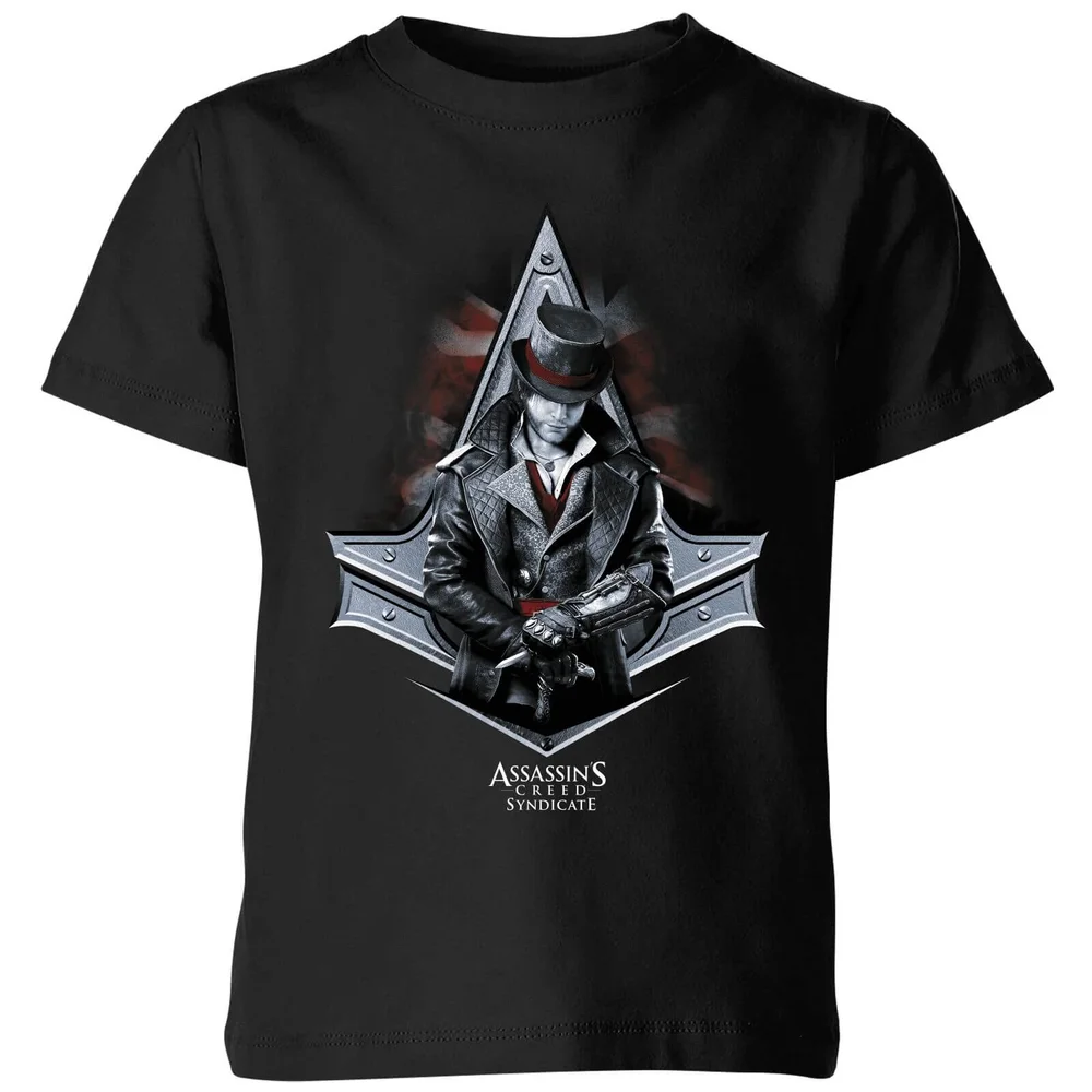 Assassin's Creed Syndicate Jacob Kinder T-Shirt - Schwarz - 3-4 Jahre - Schwarz Bild 1