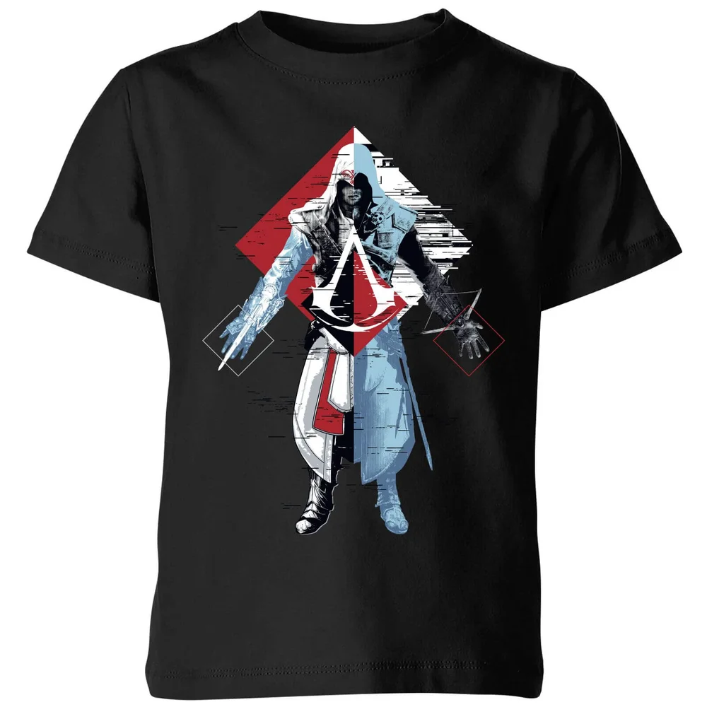 Assassin's Creed Animus Split Kinder T-Shirt - Schwarz - 3-4 Jahre - Schwarz Bild 1