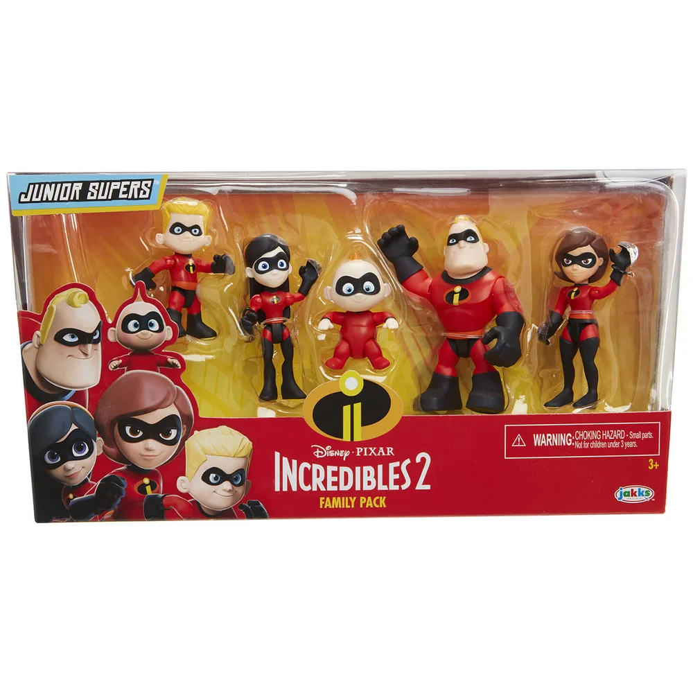 Jakks Pacific Disney Incredibles 2 Precool 3 Inch Figures 2 Family Pack Bild 1