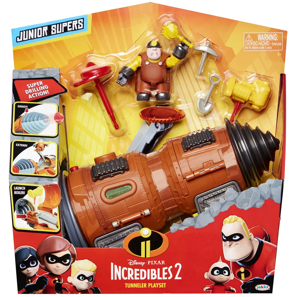 Jakks Pacific Disney Incredibles 2 Underminer Vehicle Bild 1