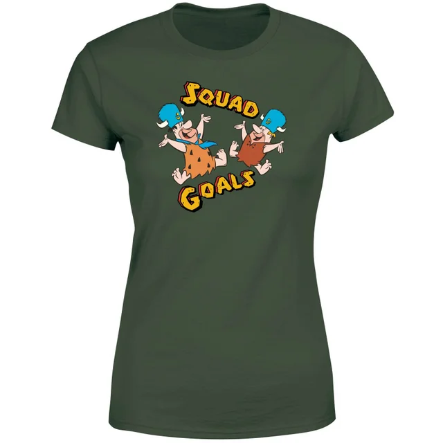 Familie Feuerstein Squad Goals Damen T-Shirt - Grün