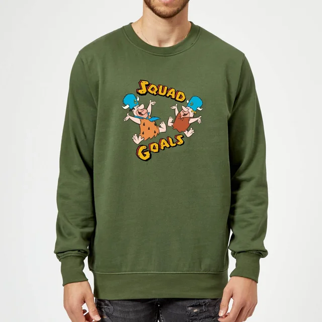 Familie Feuerstein Squad Goals Pullover - Grün