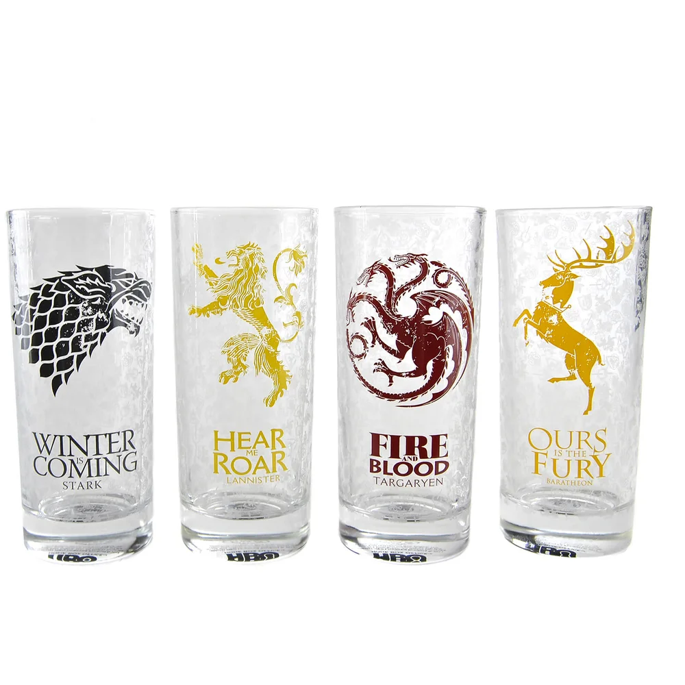 Game of Thrones Gläser (4er Set) Bild 1