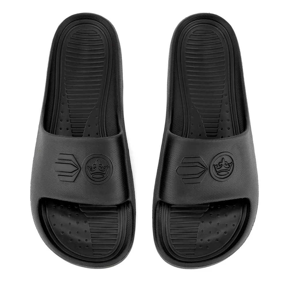 Crosshatch Men's Oreti Sliders - Black - UK 6-7 - Schwarz Bild 1