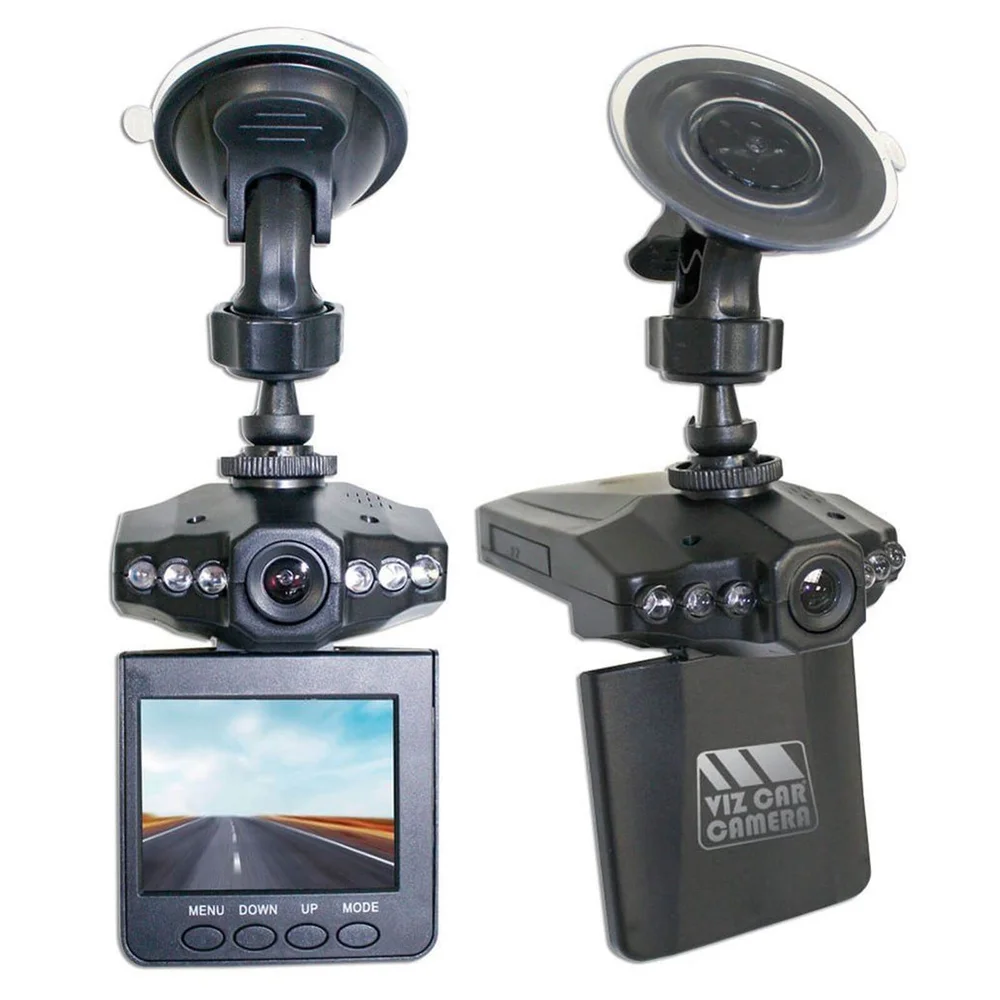 Viz Car 1080p 6,35cm LCD Dashcam mit 270-Grad-Blick - Schwarz Bild 1