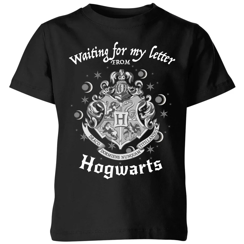 Harry Potter Waiting For My Letter From Hogwarts Kinder T-Shirt - Schwarz - 3-4 Jahre Bild 1