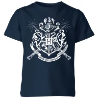 Harry Potter Hogwarts House Crest Kinder T-Shirt - Navy Blau - undefined undefined