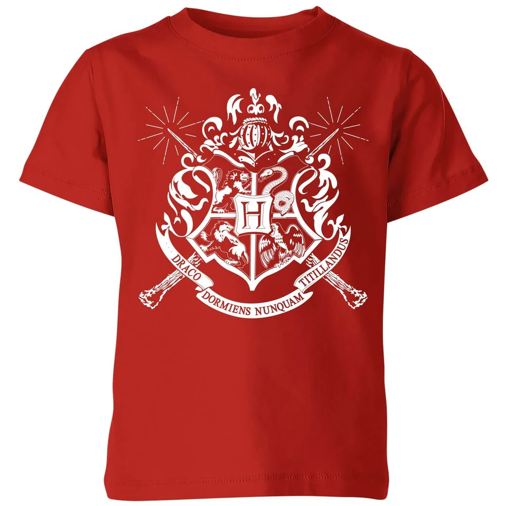 Harry Potter Hogwarts House Crest Kinder T-Shirt - Rot - 3-4 Jahre Bild 1