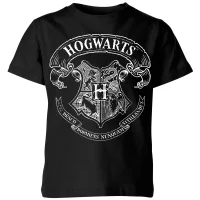 Harry Potter Hogwarts Crest Kinder T-Shirt - Schwarz - undefined undefined
