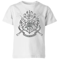 Harry Potter Hogwarts House Crest Kinder T-Shirt - Weiß - undefined undefined